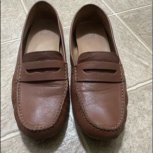 Tan size 12 women’s loafers